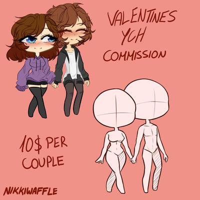 Couple Valentines YCH